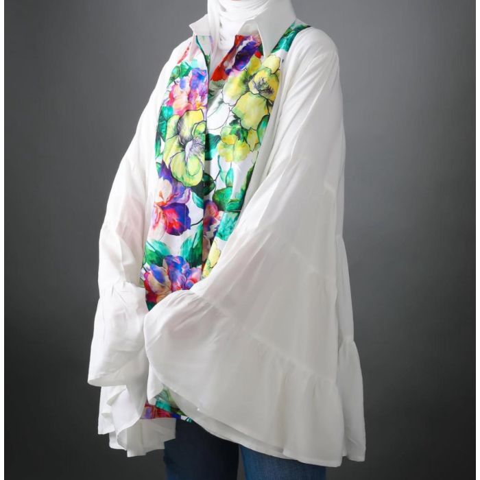 Blazer linen – Floral Mix